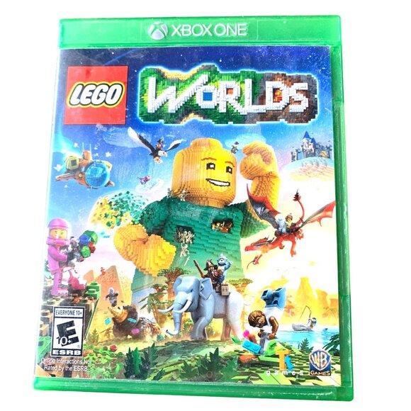 Lego Worlds XBox One Microsoft Video Game with case - Picture 1 of 4